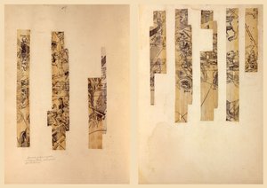 Fragmentarische hemelglobe gores. LOC 2016586440 door Johann Schöner