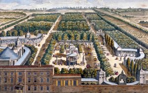 Vauxhall Gardens, Lambeth, Londen, 1751 door Johann Sebastian Muller