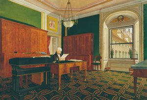 Keizer Franz II. (I.) in zijn Werkkamer door Johann Stephan Decker