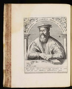 Conrad Gessner door Johann Theodor de Bry
