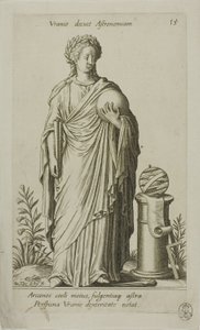 Urania, Muse van de Astronomie, plaat 15 van Parnassus Biceps