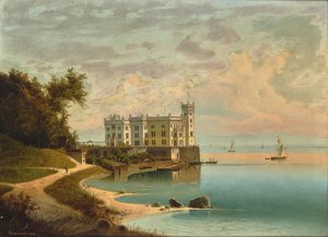 Kasteel Miramare in Triëst, 1868