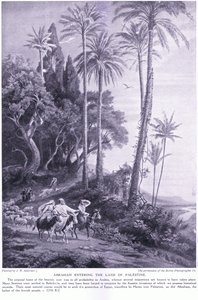 Abraham betreedt het land Palestina 2250 v.Chr.