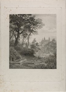 Naderende lente door Johann Wilhelm Schirmer