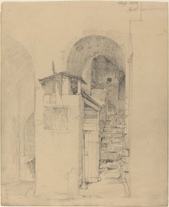 Verwoeste Trappen bij Neuss door Johann Wilhelm Schirmer