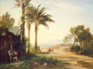 Het vertrek van de man naar Jericho (ochtend) ca. 1856