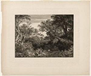 Het grote Duitse landschap door Johann Wilhelm Schirmer