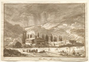 Een Storm over de Bergen bij Nocera
