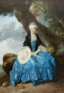 Mevrouw Oswald door Johann Zoffany