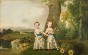 De Blunt Kinderen, ca. 1766-80 door Johan Joseph Zoffany