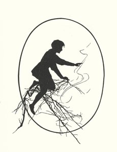 Johanna Beckmann silhouet door Johanna Beckmann