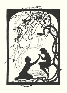 Johanna Beckmann silhouet (litho)