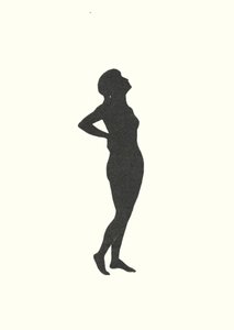 Johanna Beckmann silhouet door Johanna Beckmann