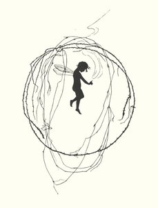Johanna Beckmann silhouet door Johanna Beckmann