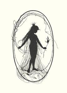 Johanna Beckmann silhouet door Johanna Beckmann