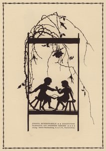 Silhouet uit een sprookje van Hans Christian Andersen