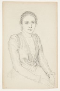 Portret van Susette Holten door Johanne Krebs
