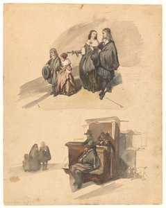 Studies naar figuren door Johannes Bosboom