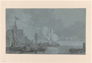 Laatste schot van Dordrecht naar de Fransen in Papendrecht, 1813