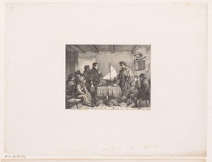Betaling van de scheepsjongens door Johannes Christiaan d