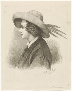 Portret van Martinus Antonius Kuytenbrouwer in profiel