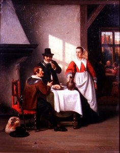 Een taveerne-interieur