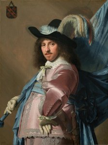 Andries Stilte als vaandeldrager