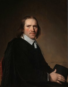 Portret van Dirck, Johannes of Jacobus Wallis door Johannes Cornelisz. Verspronck