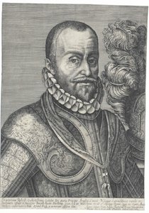 Graaf van Holland, afbeelding van prins Willem I van Oranje door Johannes Eillarts
