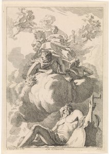 Eendracht heeft toorn geketend: een allegorie op eendracht