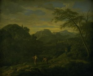 Zuidelijk berglandschap door Johannes Glauber