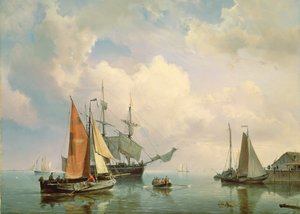 Marine door Johannes Hermann Barend Koekkoek