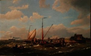 Onbekend schilderij door Johannes Hermann Barend Koekkoek