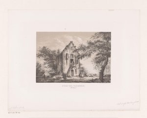 Huis op stadswal
