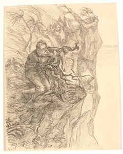 Illustratie bij Alfred Tennyson "Enoch Arden"