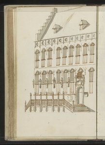 Gevel van het stadhuis te Nijmegen