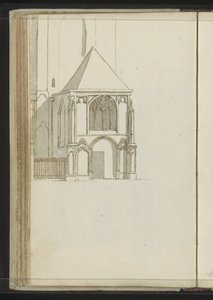 Oude Kerk te Delft door Johannes Huibert Prins