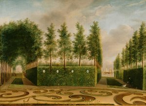 Een Formele Tuin, 1766