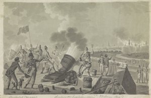 Bombardement van Vlissingen door de Britten, 1809 door Johannes Jelgerhuis (possibly)
