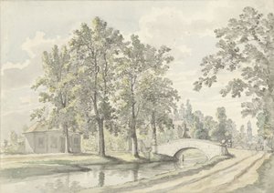 Gezicht op de Biltstraat buiten Utrecht