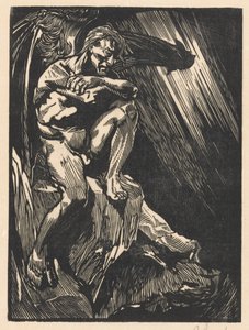 Satan door Johannes Josephus Aarts (signed by artist)