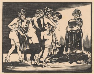 Allegorie op de onkuisheid door Johannes Josephus Aarts