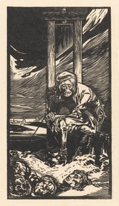 De Dood bij de guillotine