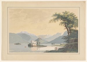 Gezicht op de Isola Madre in de Lago Maggiore