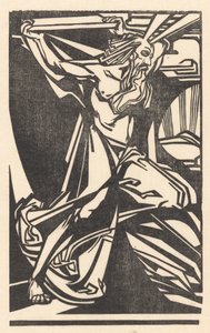 Mozes met de tafelen der wet door Johannes Josephus Aarts