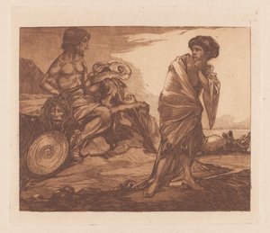 Perseus met het hoofd van Medusa door Johannes Josephus Aarts