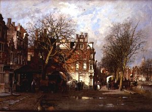 Capriccio uitzicht op stad