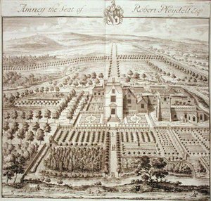 Amney, het landgoed van Robert Pleydell, Esq. door Johannes Kip
