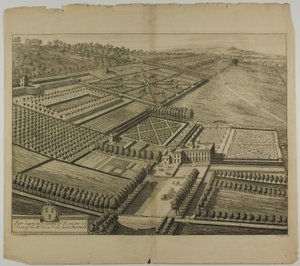 Fair Lawn in het graafschap Kent, plaat 49 uit Britannia Illustrata