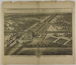 Melton Constable in het Graafschap Norfolk, plaat 51 uit Britannia Illustrata